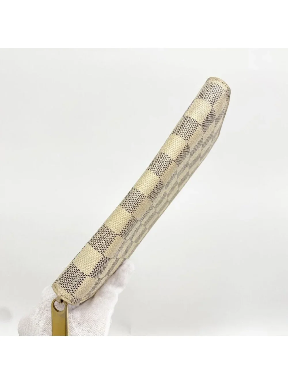 Louis Vuitton Wallet Damier Azur Zippy White